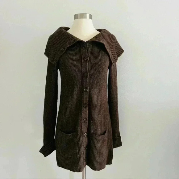 Vince Knit Cardigan Sweater Wool Alpaca Blend M - Picture 1 of 6
